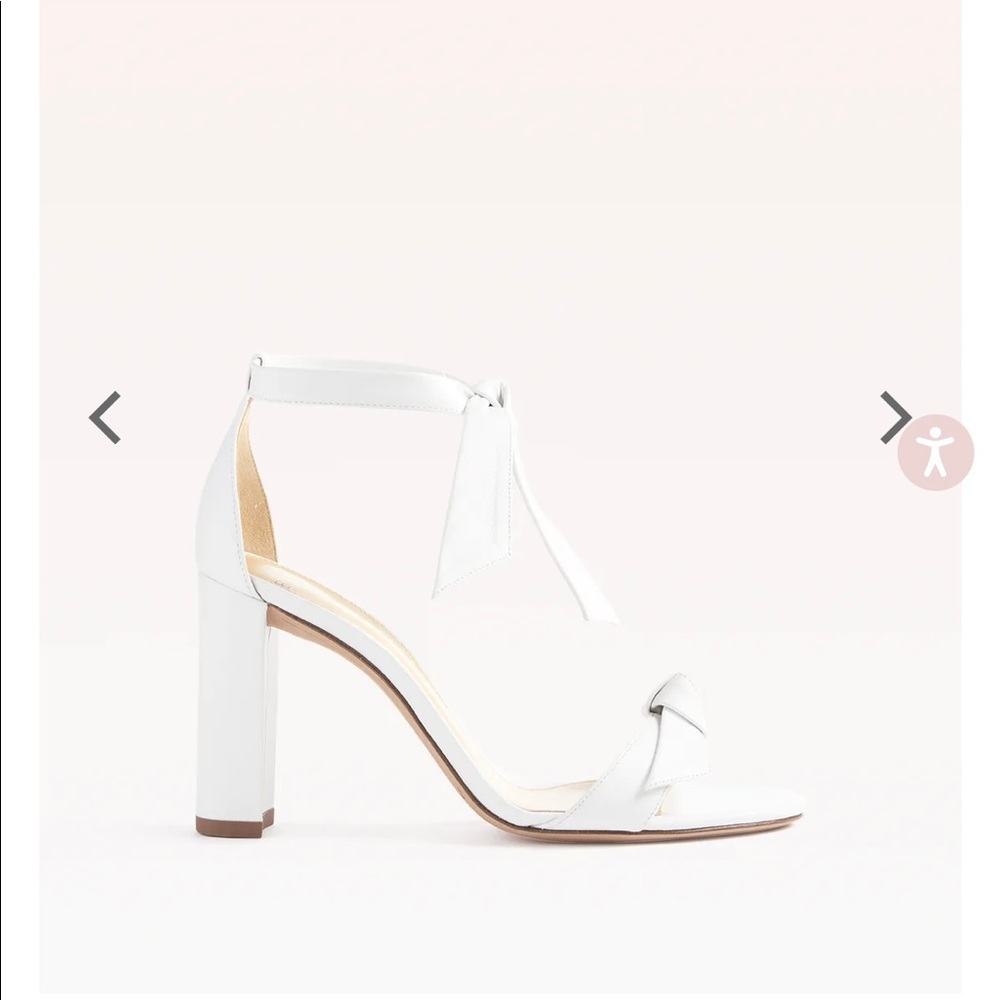 Alexander Birman Clarita Block 90 White Sandal